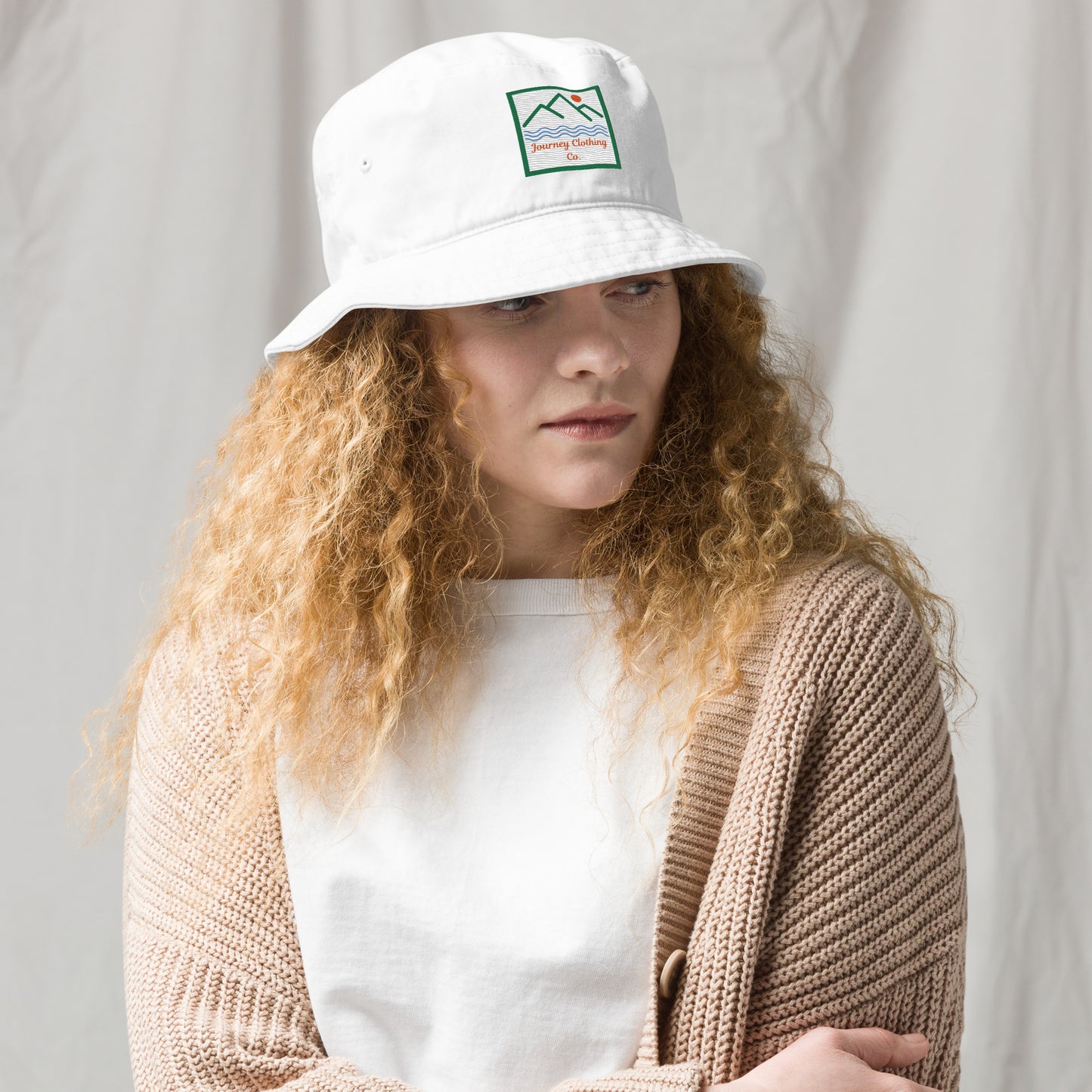 Evergreen Peaks Organic bucket hat - Journey Clothing Co.