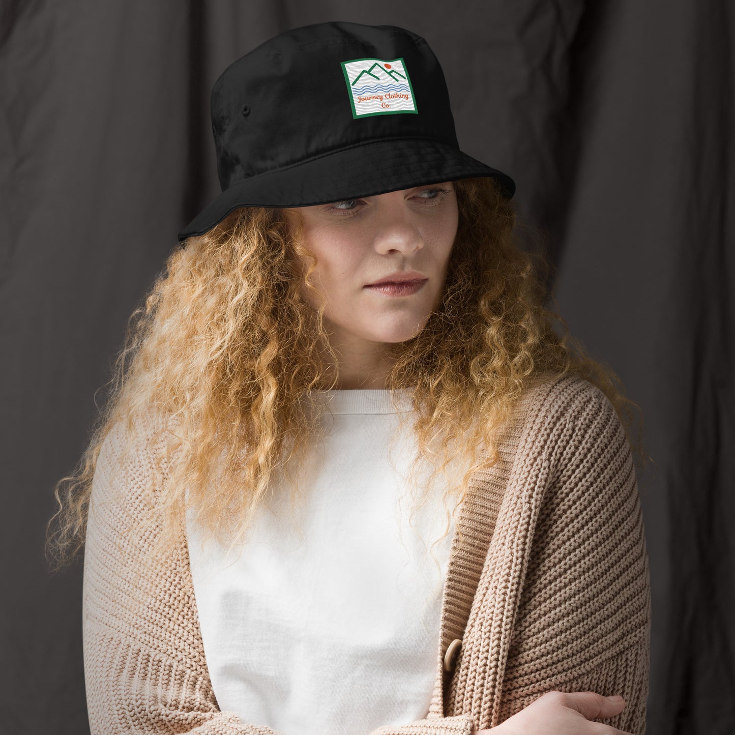 Evergreen Peaks Organic bucket hat - Journey Clothing Co.