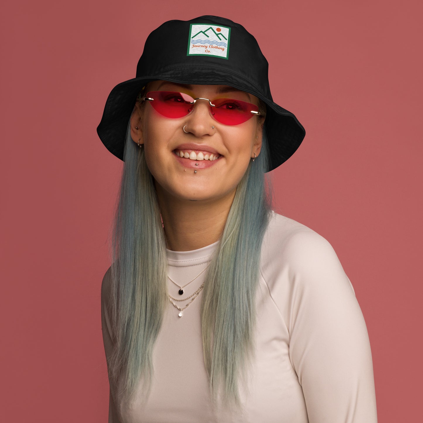 Evergreen Peaks Organic bucket hat - Journey Clothing Co.