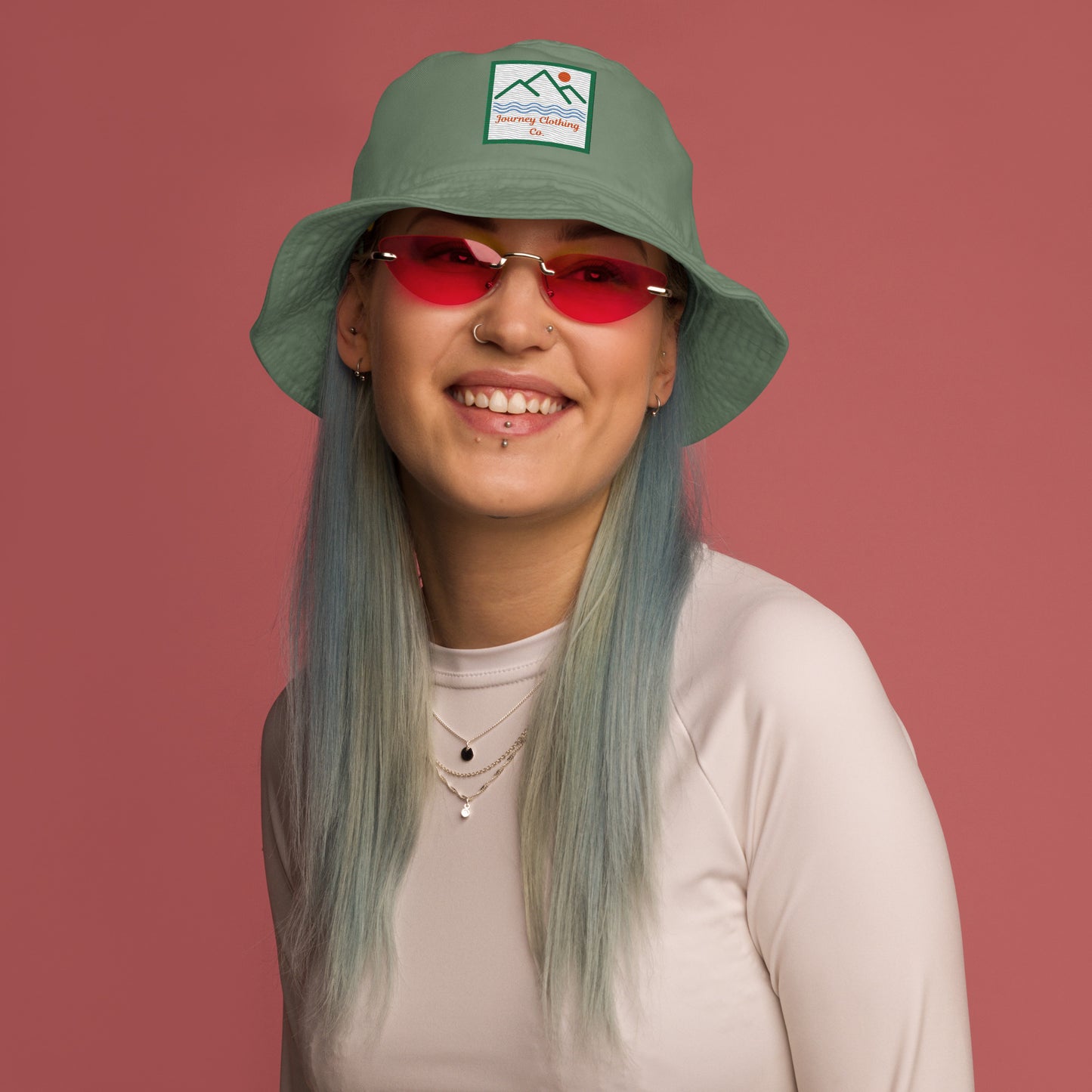 Evergreen Peaks Organic bucket hat - Journey Clothing Co.