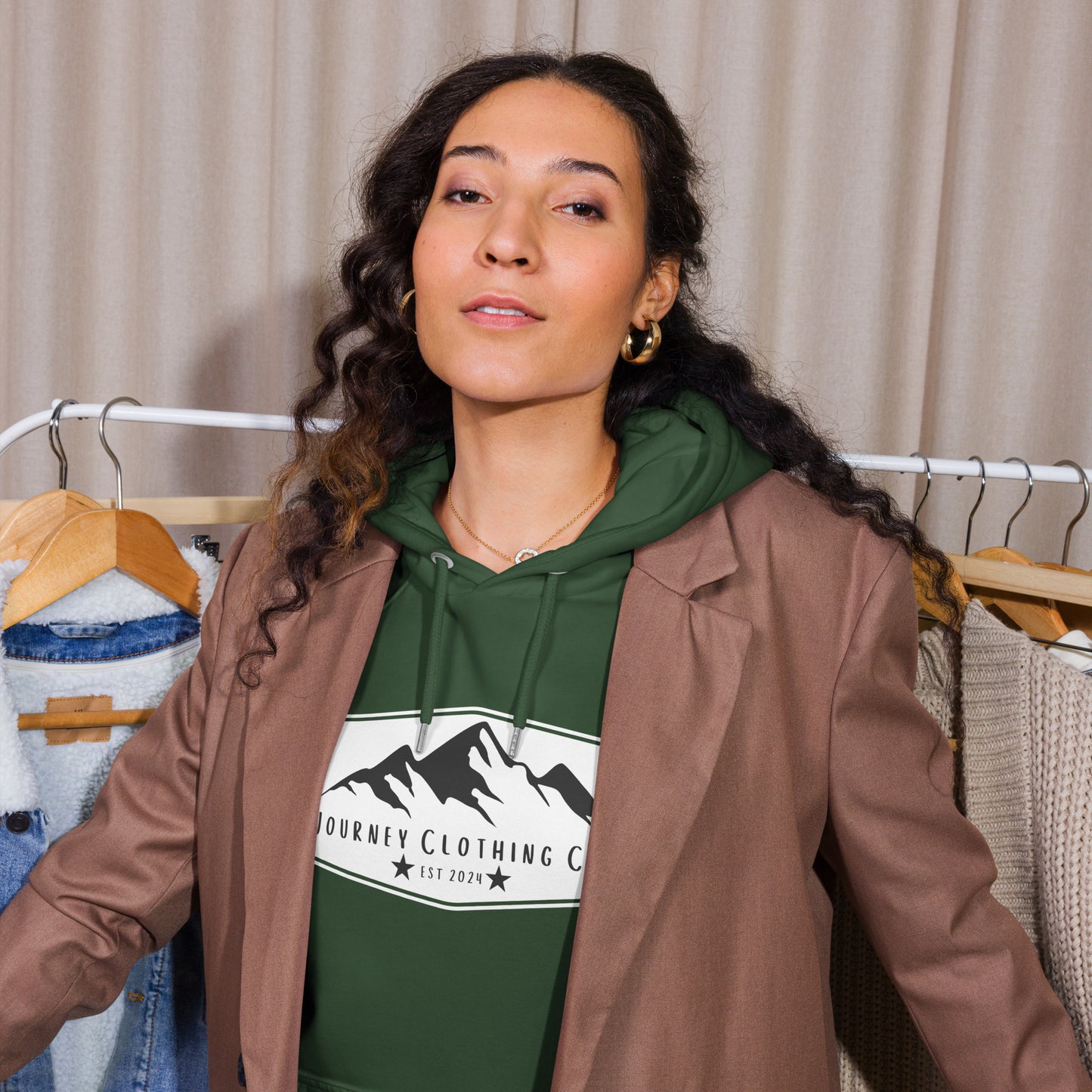 Slate Hills Unisex Eco Organic & Recycled Hoodie - Journey Clothing Co.
