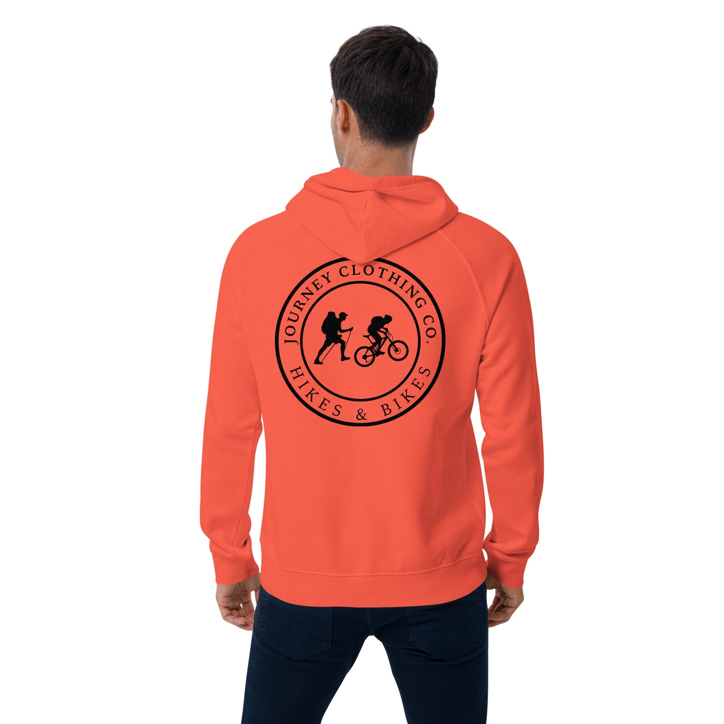 Hikes & Bikes Eco Organic & Recycled Hoodie - Journey Clothing Co.