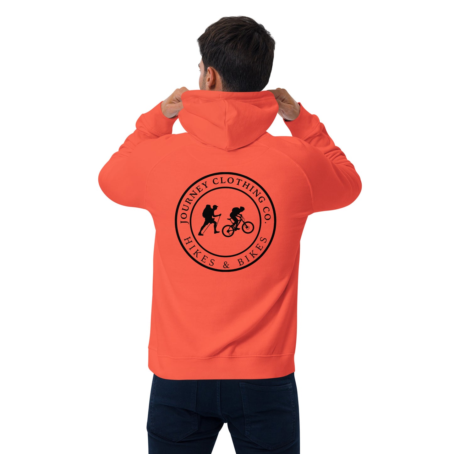 Hikes & Bikes Eco Organic & Recycled Hoodie - Journey Clothing Co.