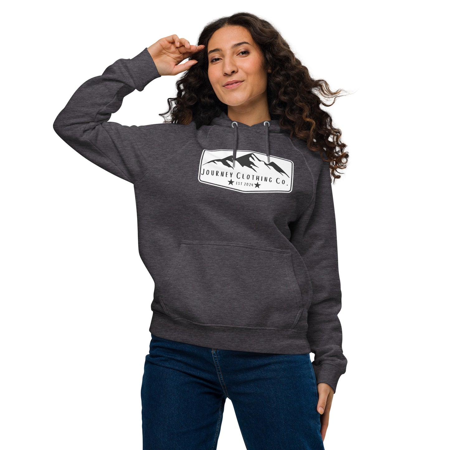 Slate Hills Unisex Eco Organic & Recycled Hoodie - Journey Clothing Co.