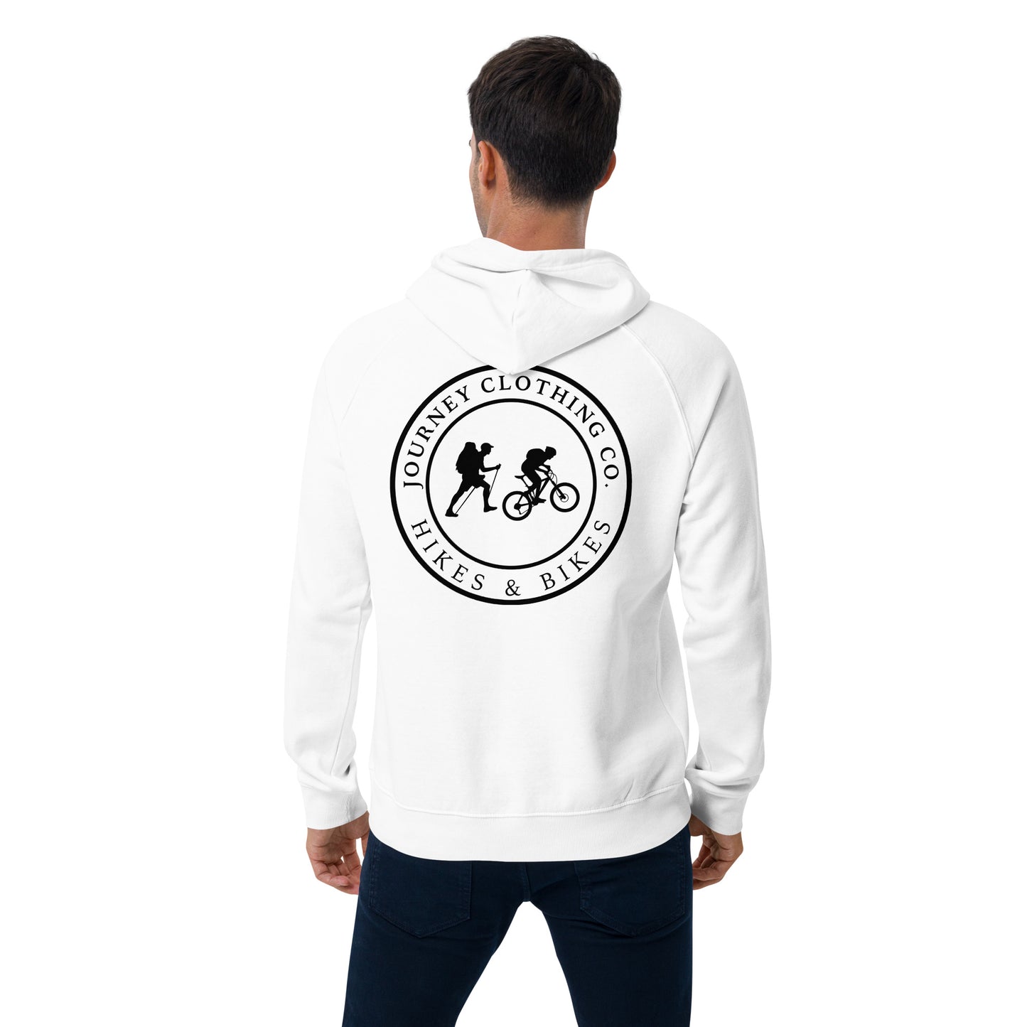 Hikes & Bikes Eco Organic & Recycled Hoodie - Journey Clothing Co.