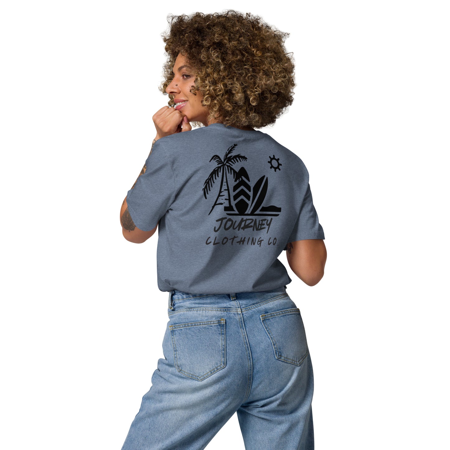 Beach & Waves Unisex Organic Cotton T-Shirt - Journey Clothing Co.