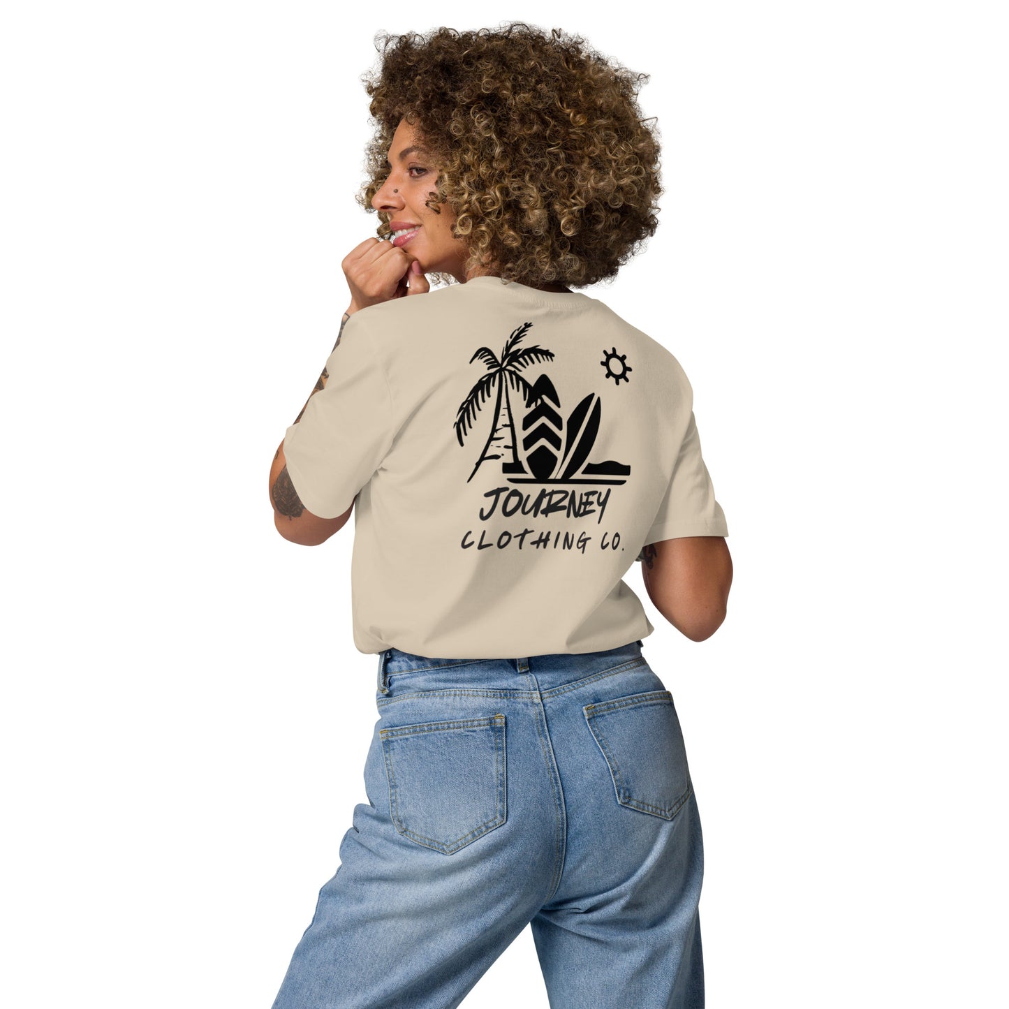 Beach & Waves Unisex Organic Cotton T-Shirt - Journey Clothing Co.