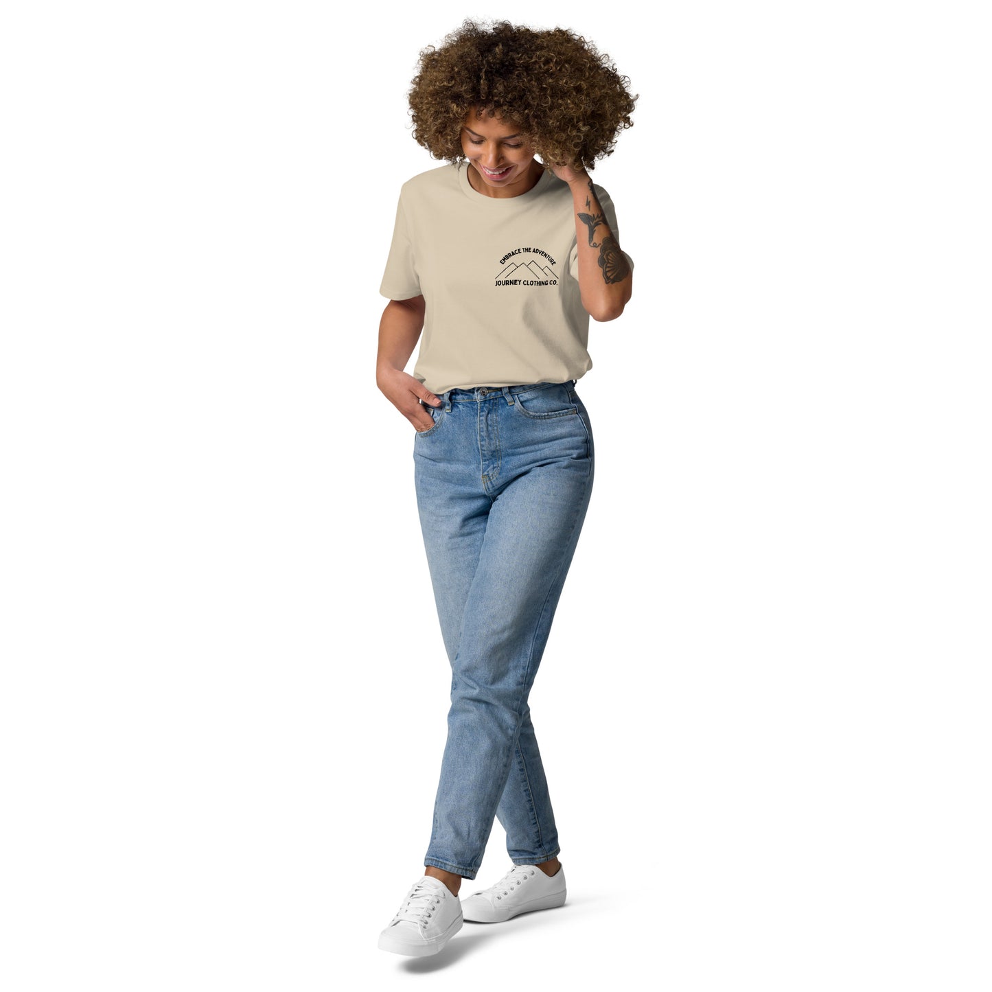 Powder Rush Unisex Organic Cotton T-Shirt - Journey Clothing Co.