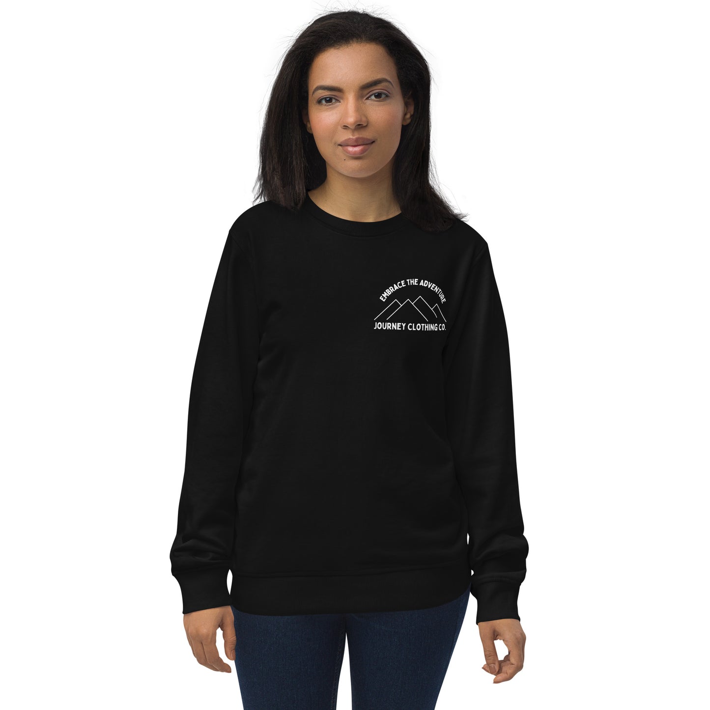 Powder Rush Unisex Organic & Recycled Sweatshirt - Journey Clothing Co.
