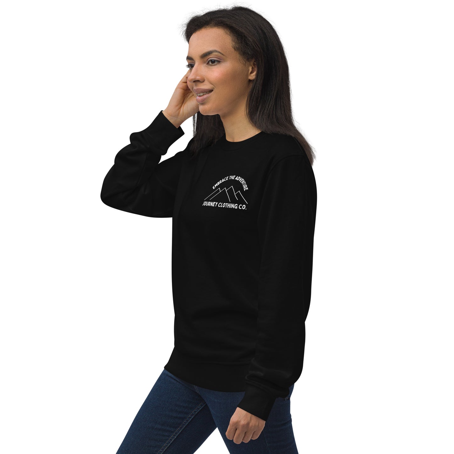 Powder Rush Unisex Organic & Recycled Sweatshirt - Journey Clothing Co.