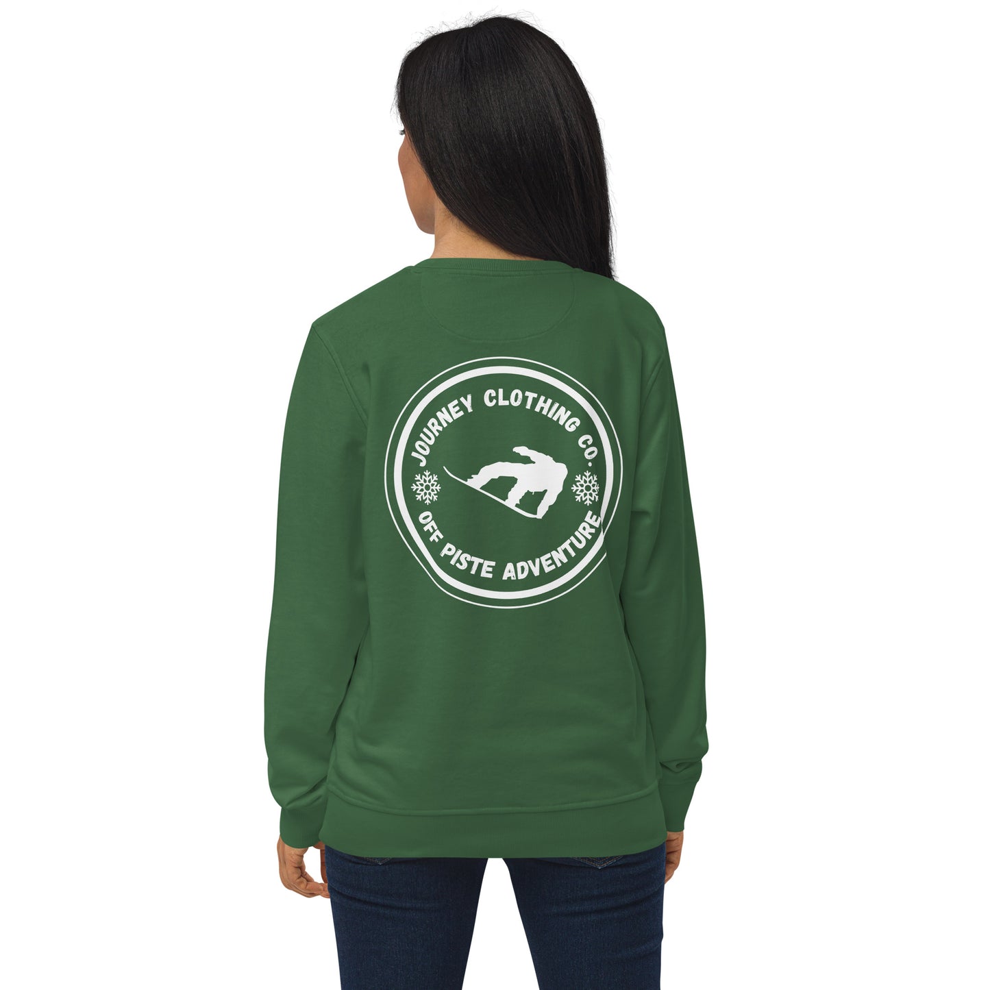 Powder Rush Unisex Organic & Recycled Sweatshirt - Journey Clothing Co.