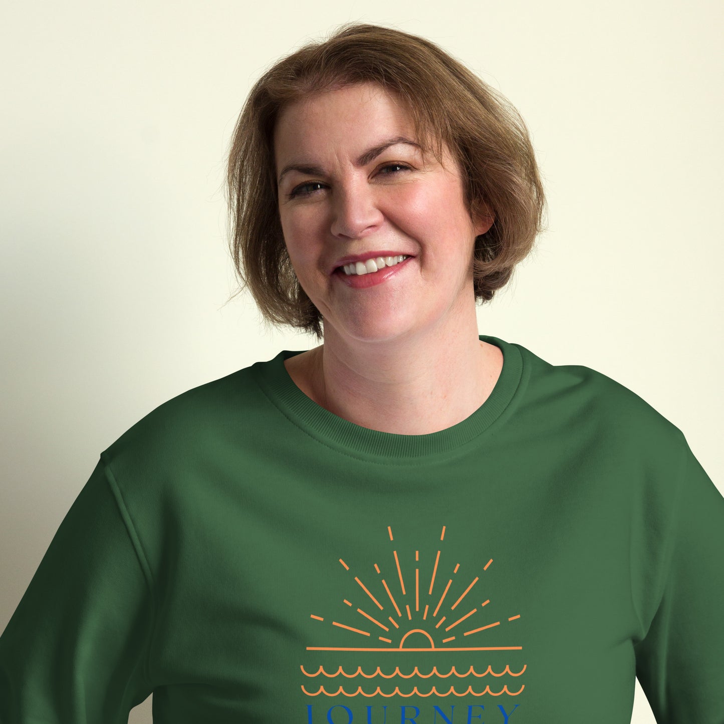 Sun Down Unisex Organic & Recycled Sweatshirt - Journey Clothing Co.