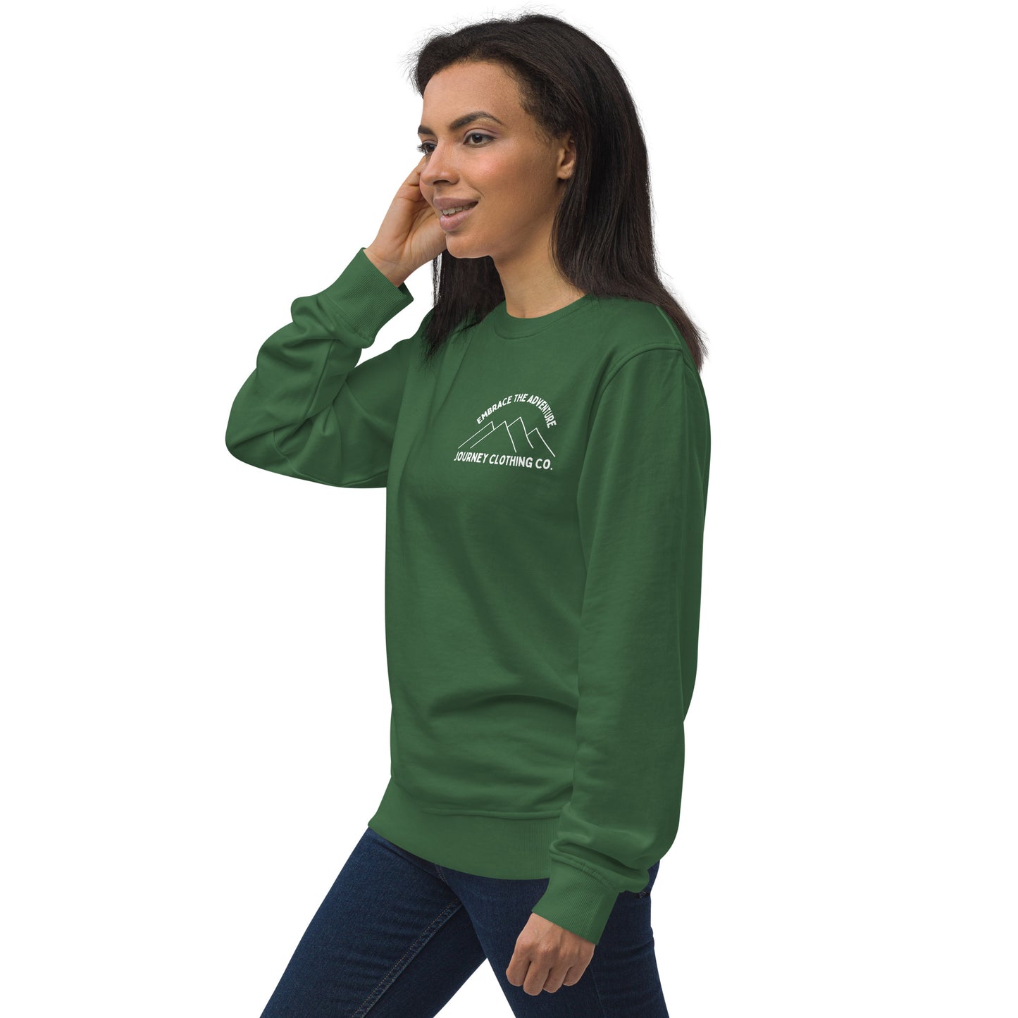 Powder Rush Unisex Organic & Recycled Sweatshirt - Journey Clothing Co.