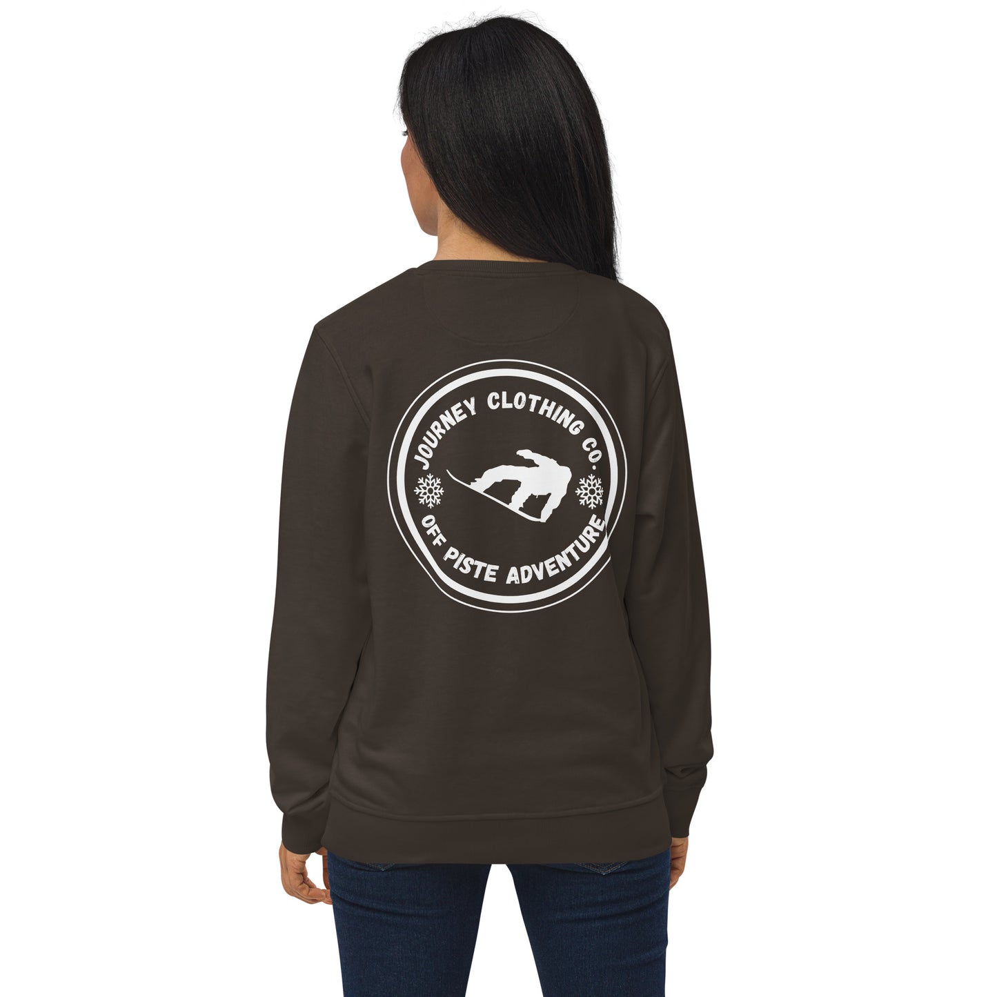 Powder Rush Unisex Organic & Recycled Sweatshirt - Journey Clothing Co.
