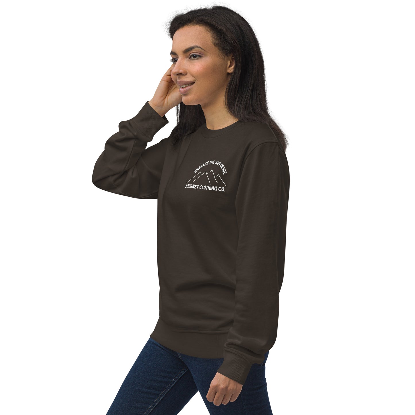 Powder Rush Unisex Organic & Recycled Sweatshirt - Journey Clothing Co.