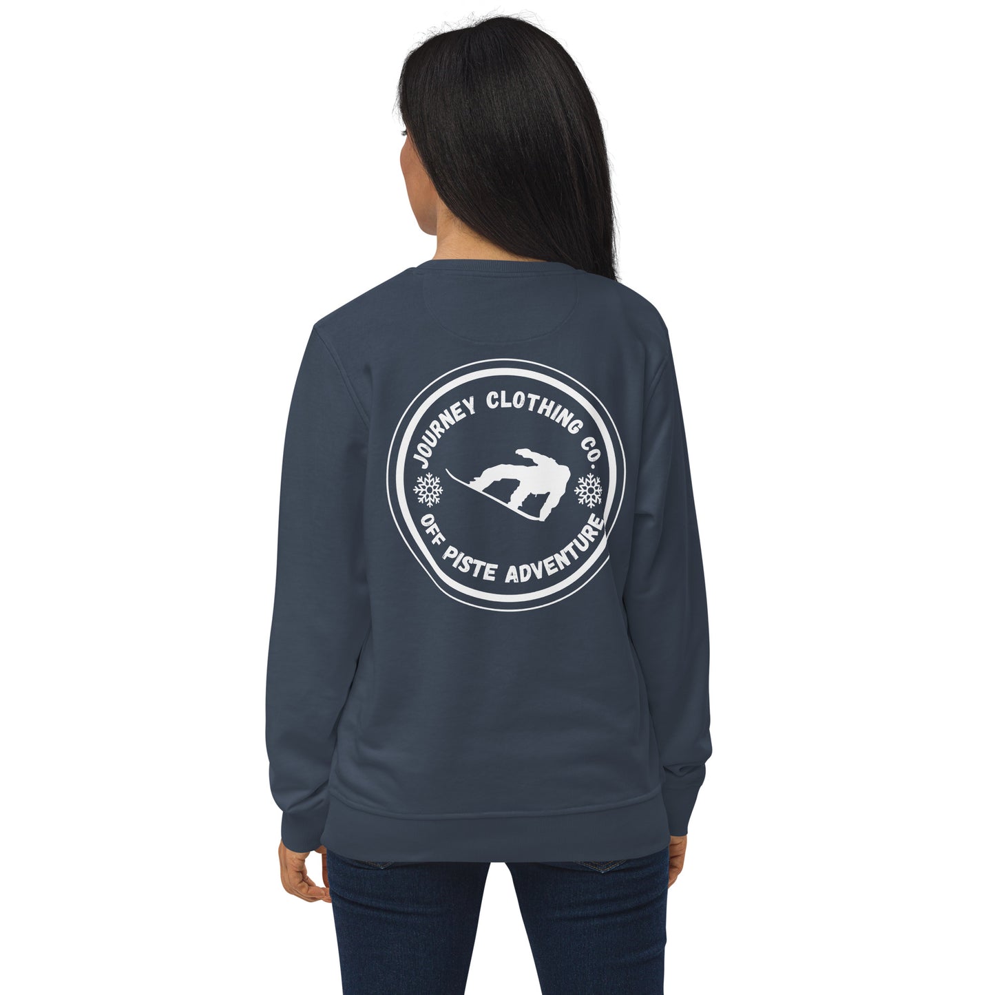 Powder Rush Unisex Organic & Recycled Sweatshirt - Journey Clothing Co.