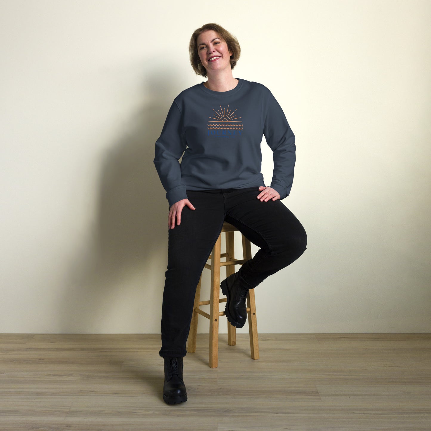 Sun Down Unisex Organic & Recycled Sweatshirt - Journey Clothing Co.