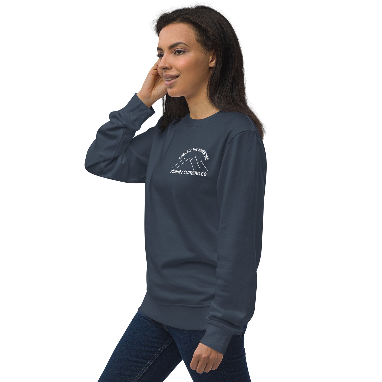 Powder Rush Unisex Organic & Recycled Sweatshirt - Journey Clothing Co.