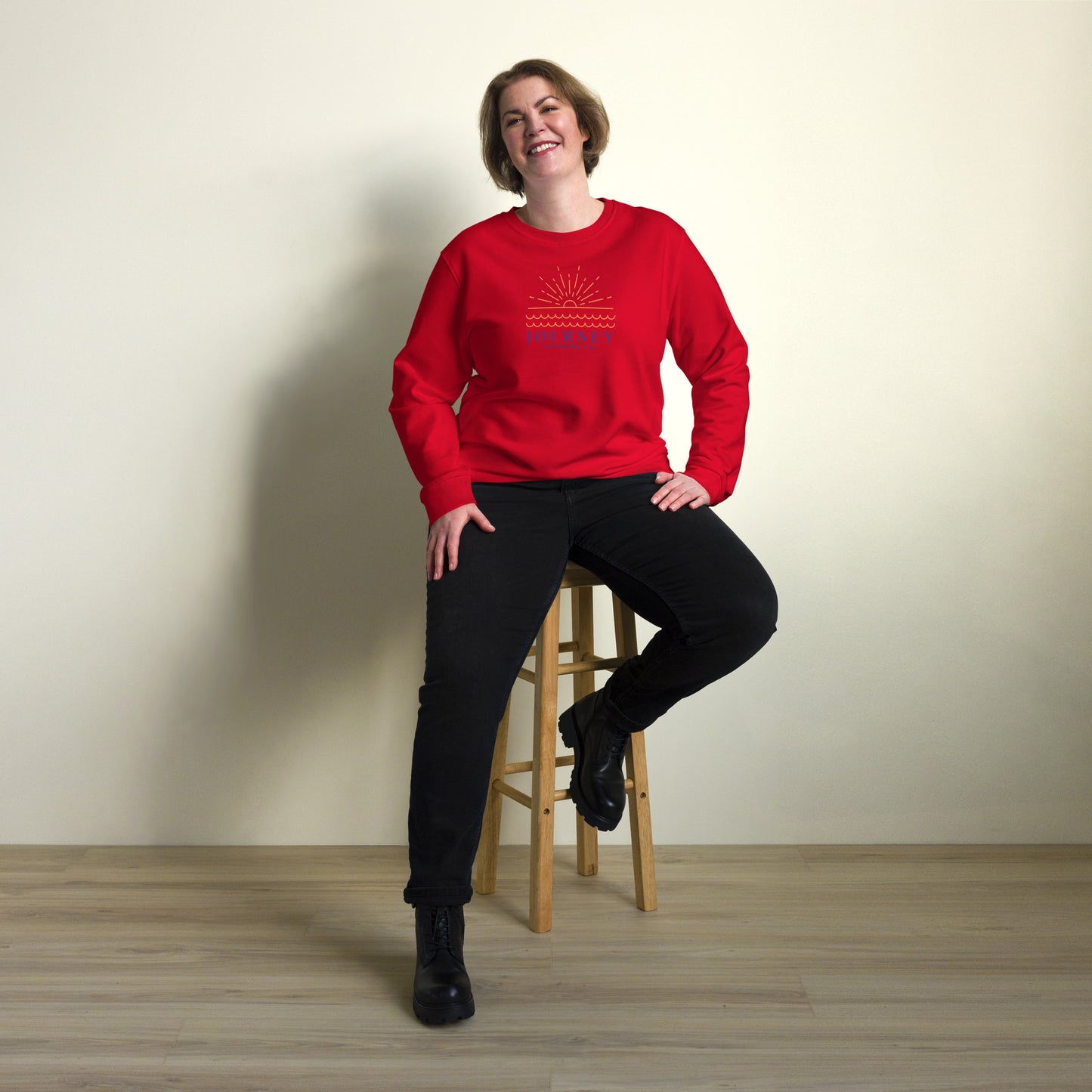 Sun Down Unisex Organic & Recycled Sweatshirt - Journey Clothing Co.