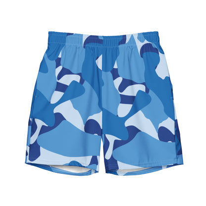 Blue Camo Recycled Swim Trunks